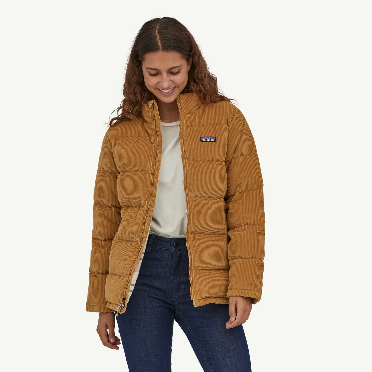 Stylish Corduroy Womens Fjord Coat